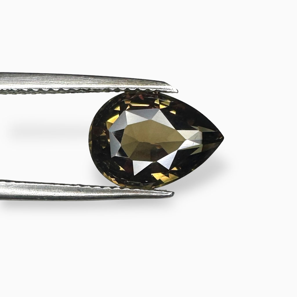 Natural Color change Sapphire Pear Shape 4.46 Carats Srilanka No Heat-IDL Certified