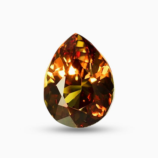 Natural Colour Change Garnet Stone Pear 15x10mm 4.33 Carats