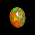 Natural DarkOrange Ethiopian Opal Stone 1.14 Carats Oval Cabochon Shape 8.8 x 7 mm