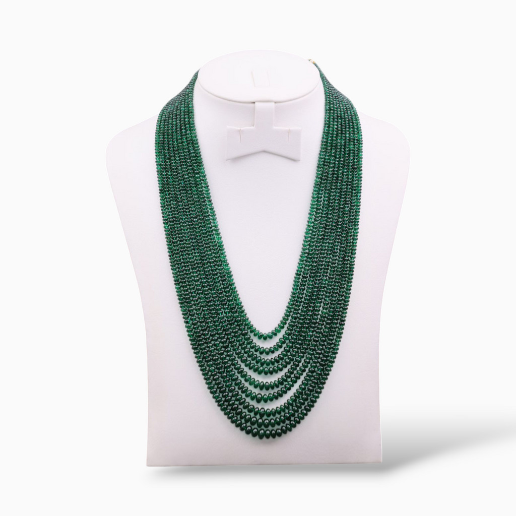 Natural Emerald Beads 785 Carats 2-6 mm Round Cabochon Shape