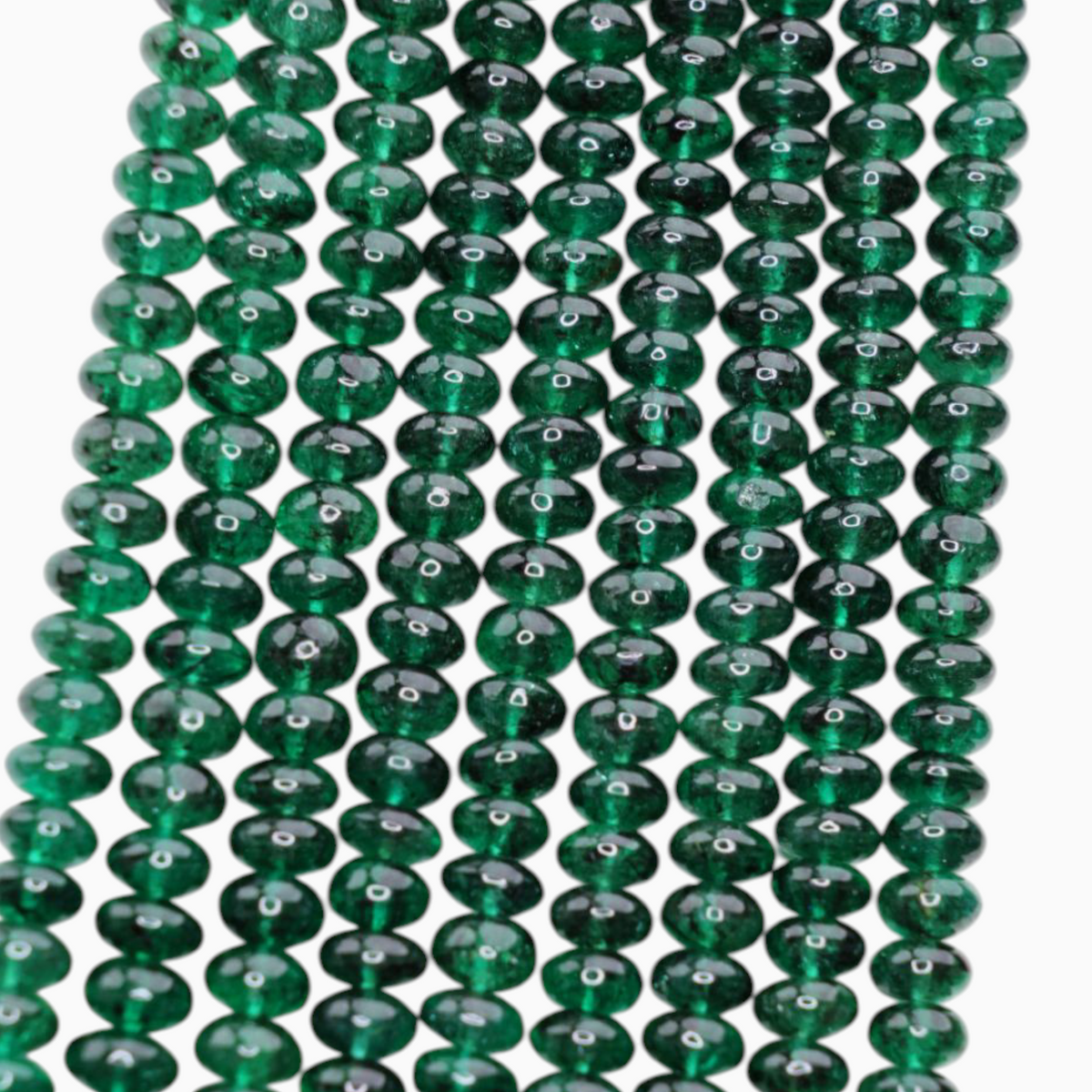 Natural Emerald Beads 785 Carats 2-6 mm Round Cabochon Shape