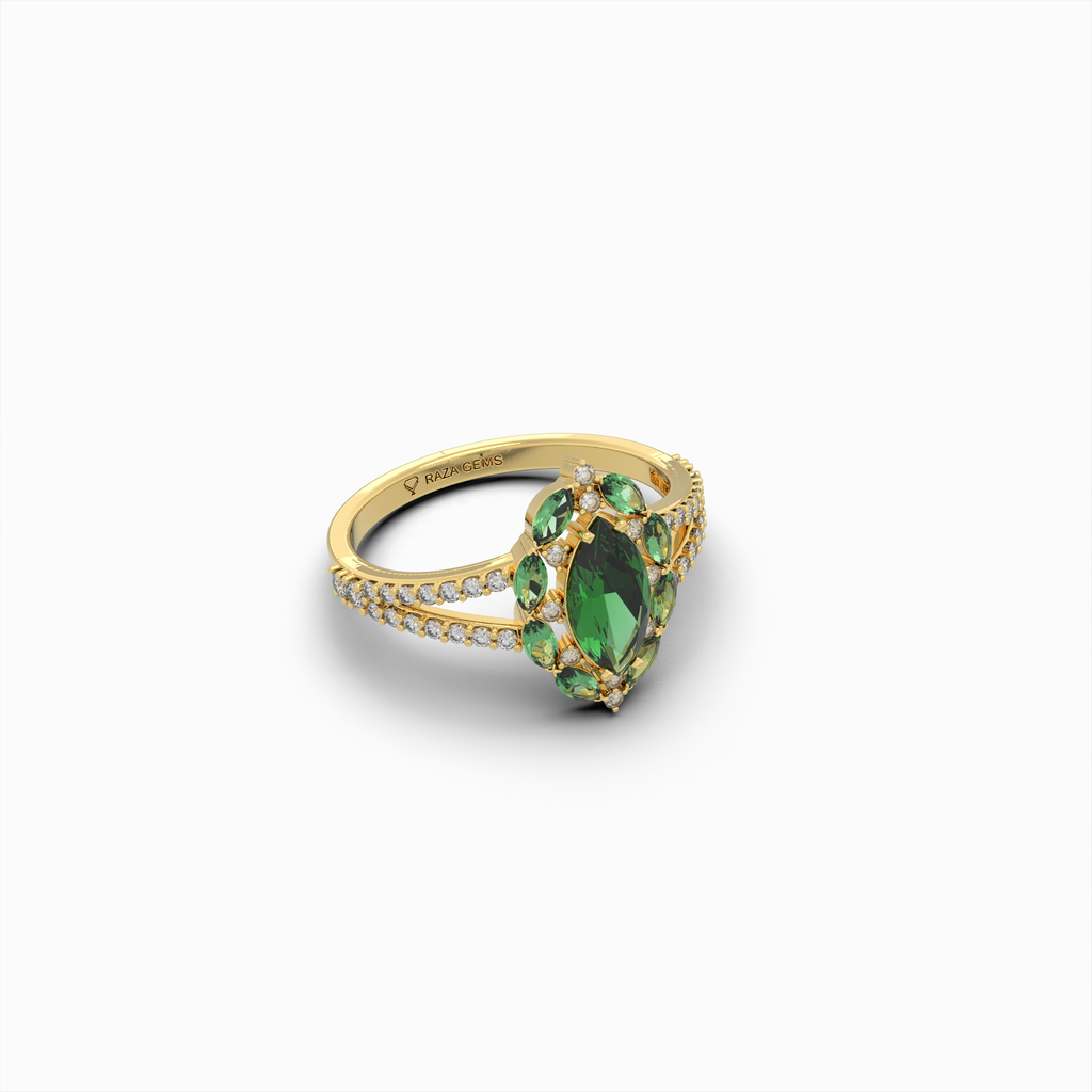 Natural Emerald Rings & Natural Diamond - Margarita