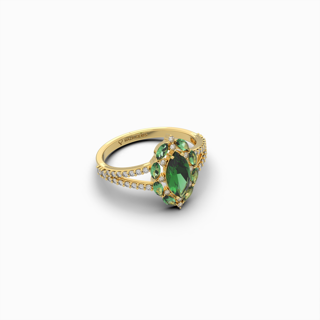 Natural Emerald Rings & Natural Diamond - Margarita