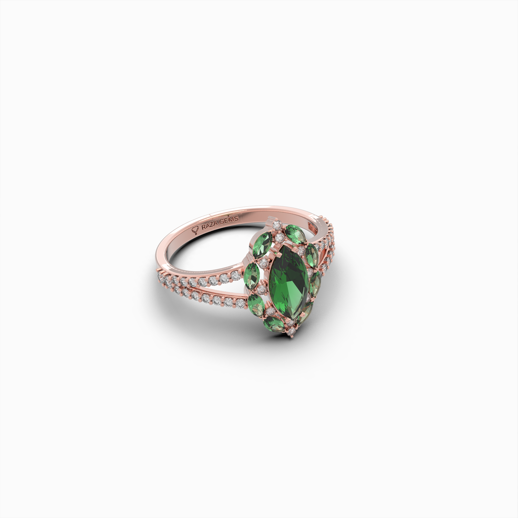 Natural Emerald Rings & Natural Diamond - Margarita