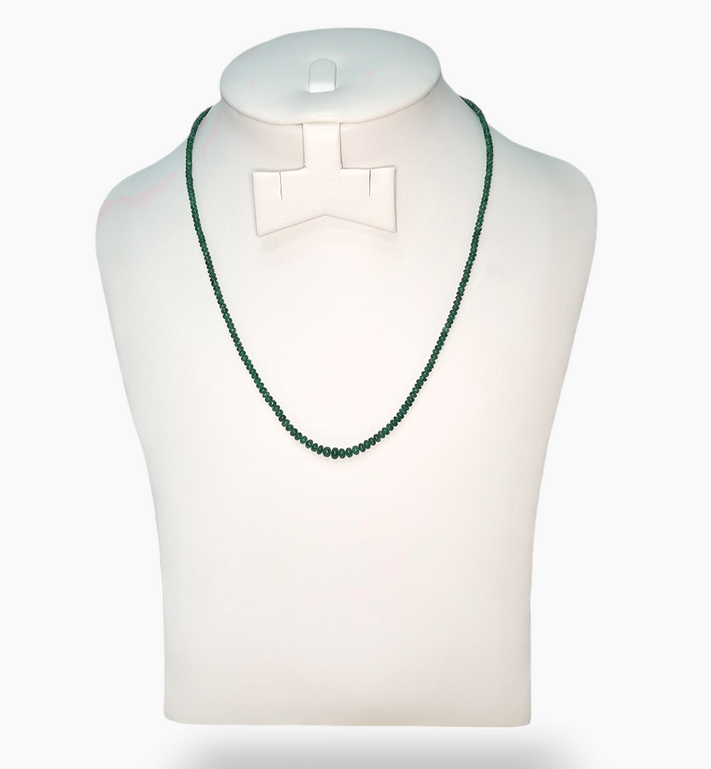 Natural Emerald Gemstone Beads 54.19 Carats 2-5mm Round Shape
