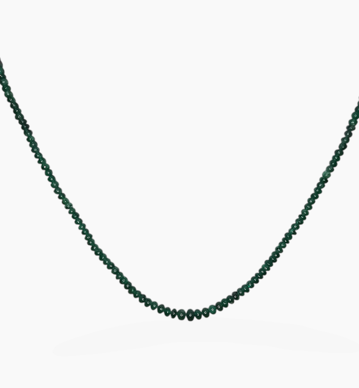 Natural Emerald Gemstone Beads 54.19 Carats 2-5mm Round Shape