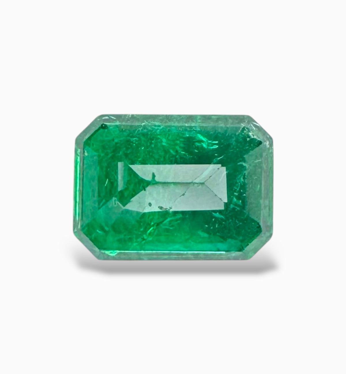 Natural Emerald Stone 1.18 Carats Emerald Cut 7.5 X 5.5 mm
