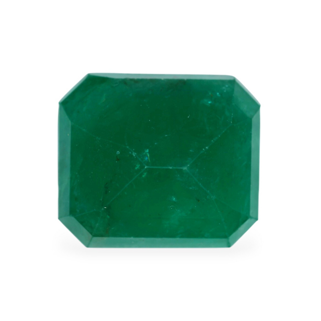 Natural Zambian Emerald Stone 21.46 Carats 18.2x15.7mm