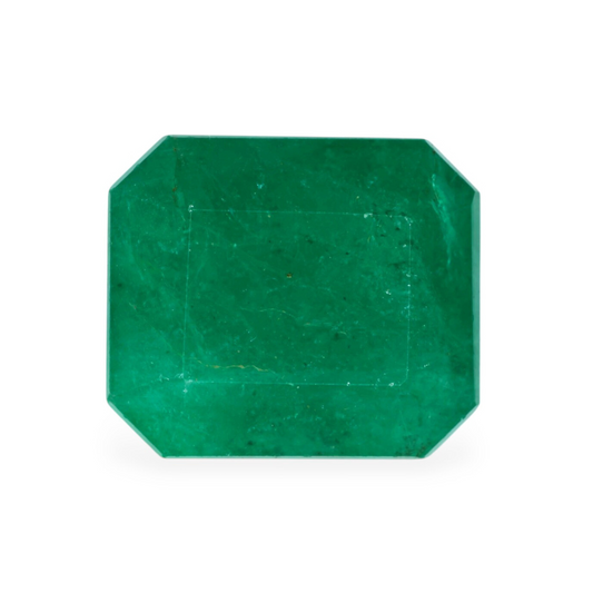 Natural Zambian Emerald Stone 21.46 Carats 18.2x15.7mm