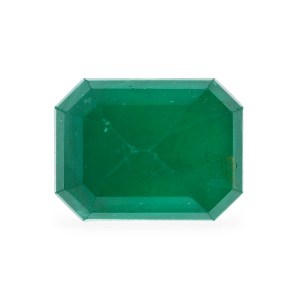Natural Zambian Emerald Stone 9.42 Carats 10.6x14mm