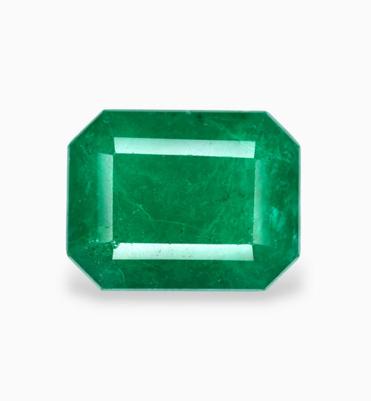 Natural Zambian Emerald Stone 9.83 Carats 14.3x11.2mm