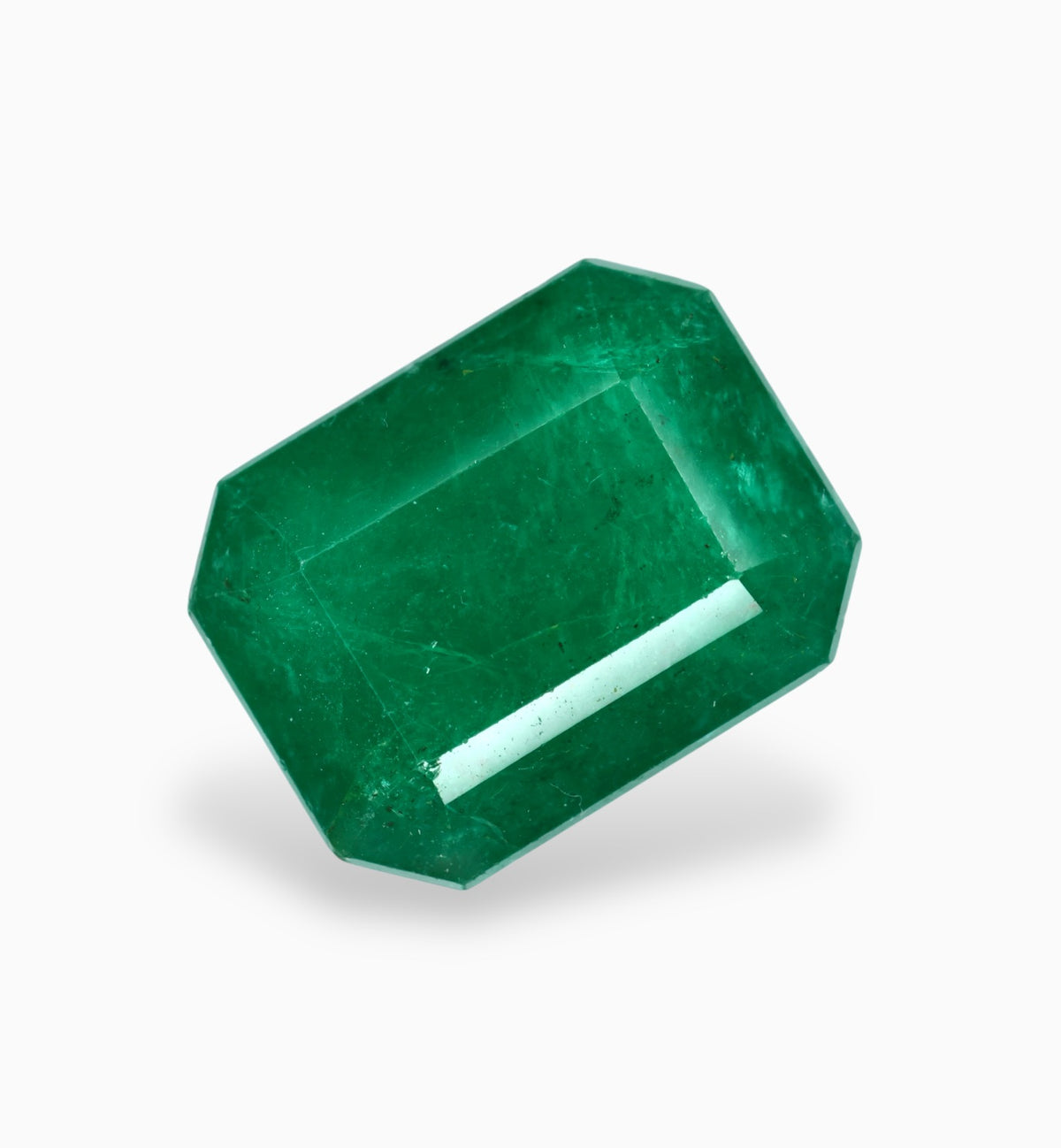 Natural Zambian Emerald Stone 9.83 Carats 14.3x11.2mm