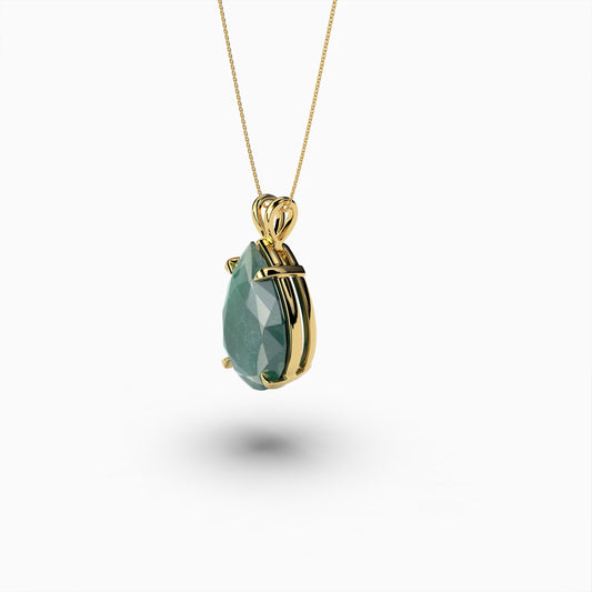 Natural Colombian Emerald Pendant - Charlie