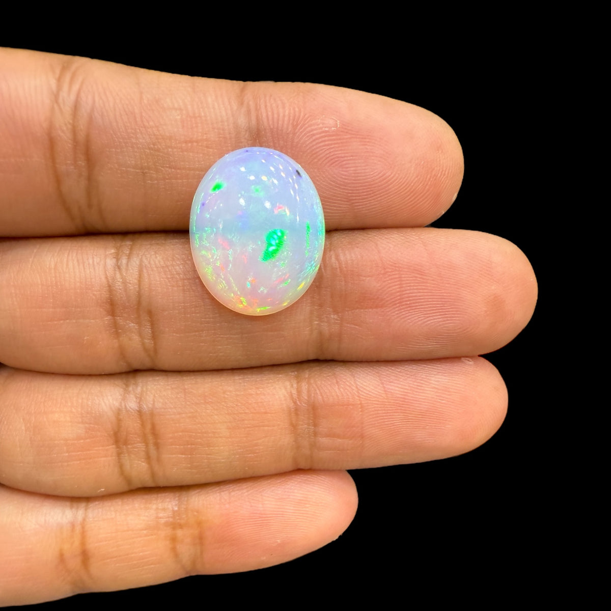 Natural Etopian Opal Oval Cabochon Pair 19.13 Carats