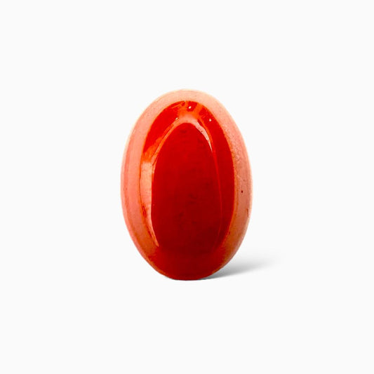 Natural Orange Eye Agate (Aqeeq Stone)  6.40 Carats 14X10mm