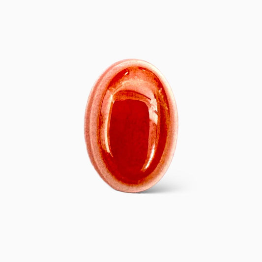 Natural Orange Eye Agate (Aqeeq Stone) 6.54 Carats 14X10mm