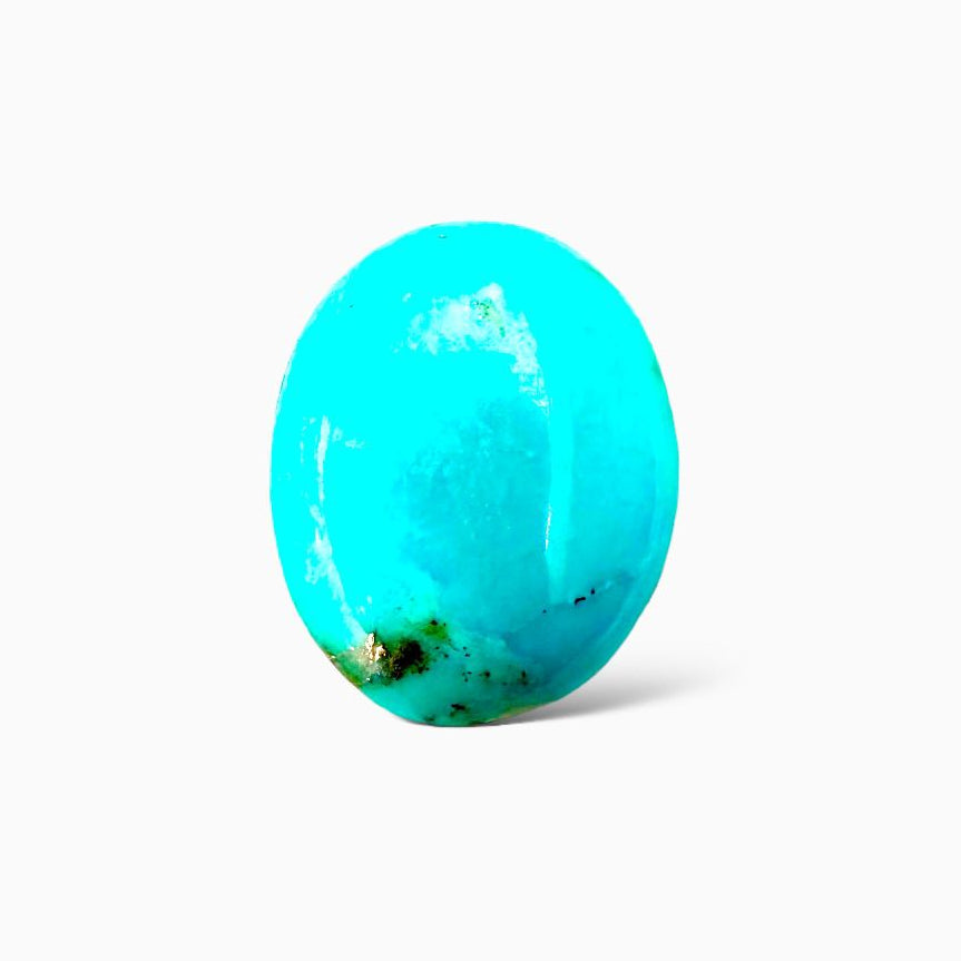 Natural Turquoise 28.31 Carats Oval Cabochon Shape (26.68X21.61mm)
