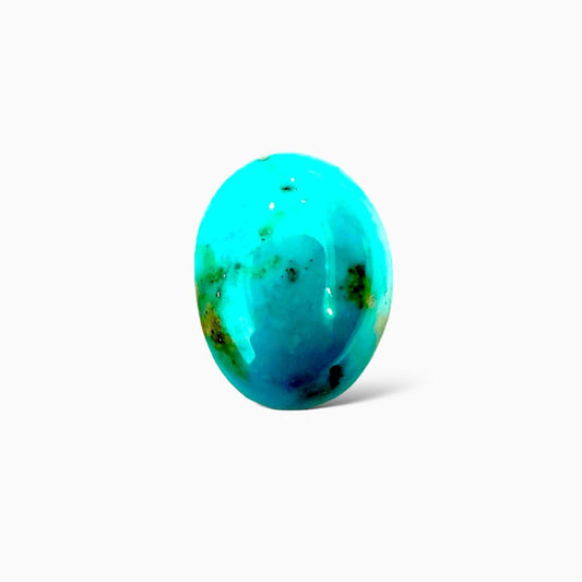 Natural Turquoise 28.40 Carats Oval Cabochon Shape (23.40X17.65mm)