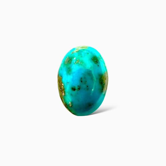 Natural Turquoise 32.60 Carats Oval Cabochon Shape (24.23x17.29mm)