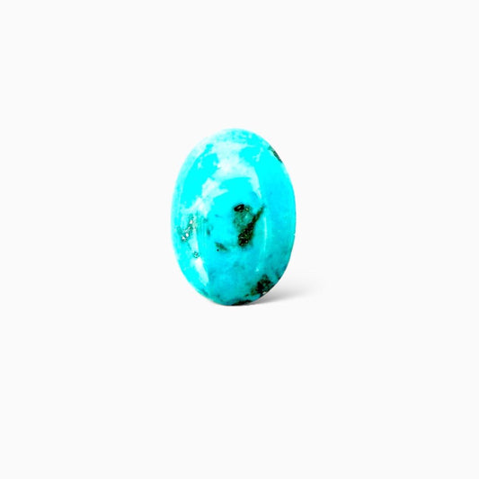 Natural Turquoise 5.83 Carats Oval Cabochon Shape (15X10mm)