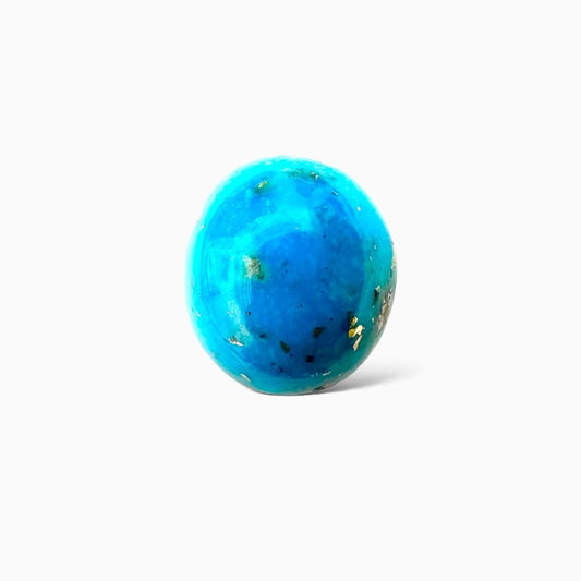 Natural Turquoise 57.62 Carats Oval Cabochon Shape (22.21X19.41mm)