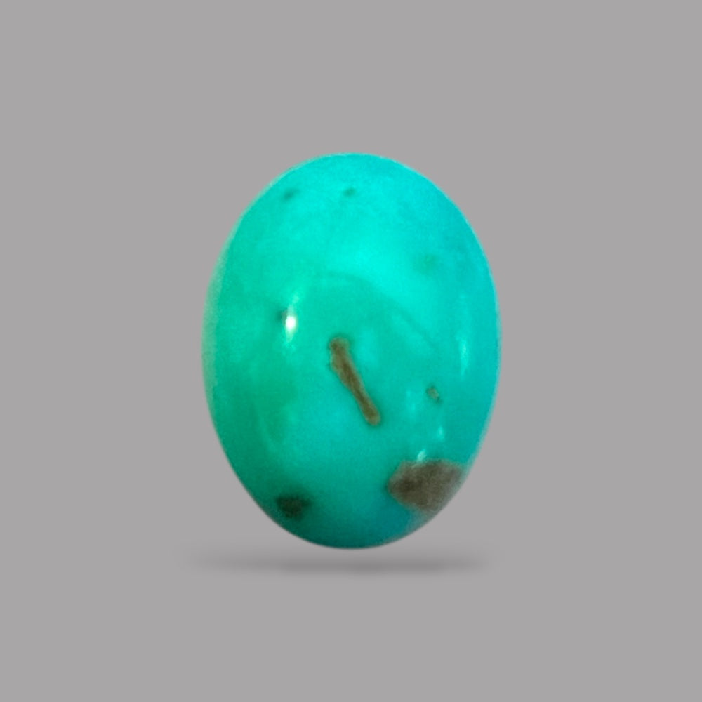 Natural Feroza Stone 17.87 Carats 20.6 x 15.5 x 8.8 mm in Oval