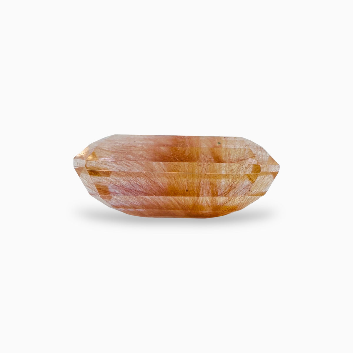 Natural Copper Rutile Emerald Cut 21.90 Carats
