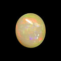 Natural Goldenrod Ethiopian Opal Stone 11.69 Carats Oval Cabochon Shape 18 x 15.7 x 8.1 mm