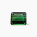 Natural Green Tourmaline Emerald Cut 3.97 Carats in 9 by 8 MM for Sale