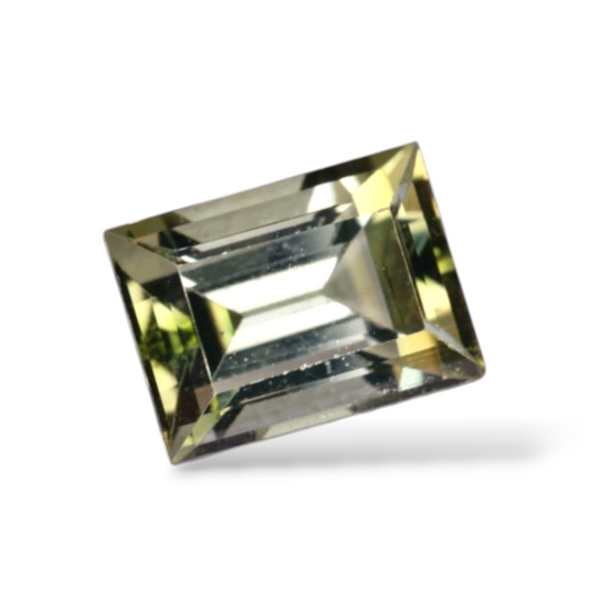 Natural Green Tourmaline Stone 1.81 Carats in Baguette Shape & Size 8x5.8mm