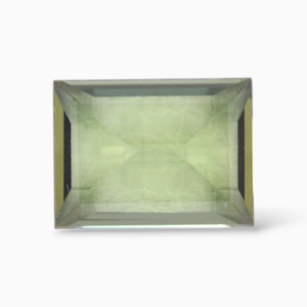Natural Green Tourmaline Stone 1.78 Carats in Baguette Shape & Size 8x6mm