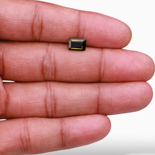 Natural Green Tourmaline Stone 1.80 Carats in Octagon Cut Shape & Size 8.5x5.9mm