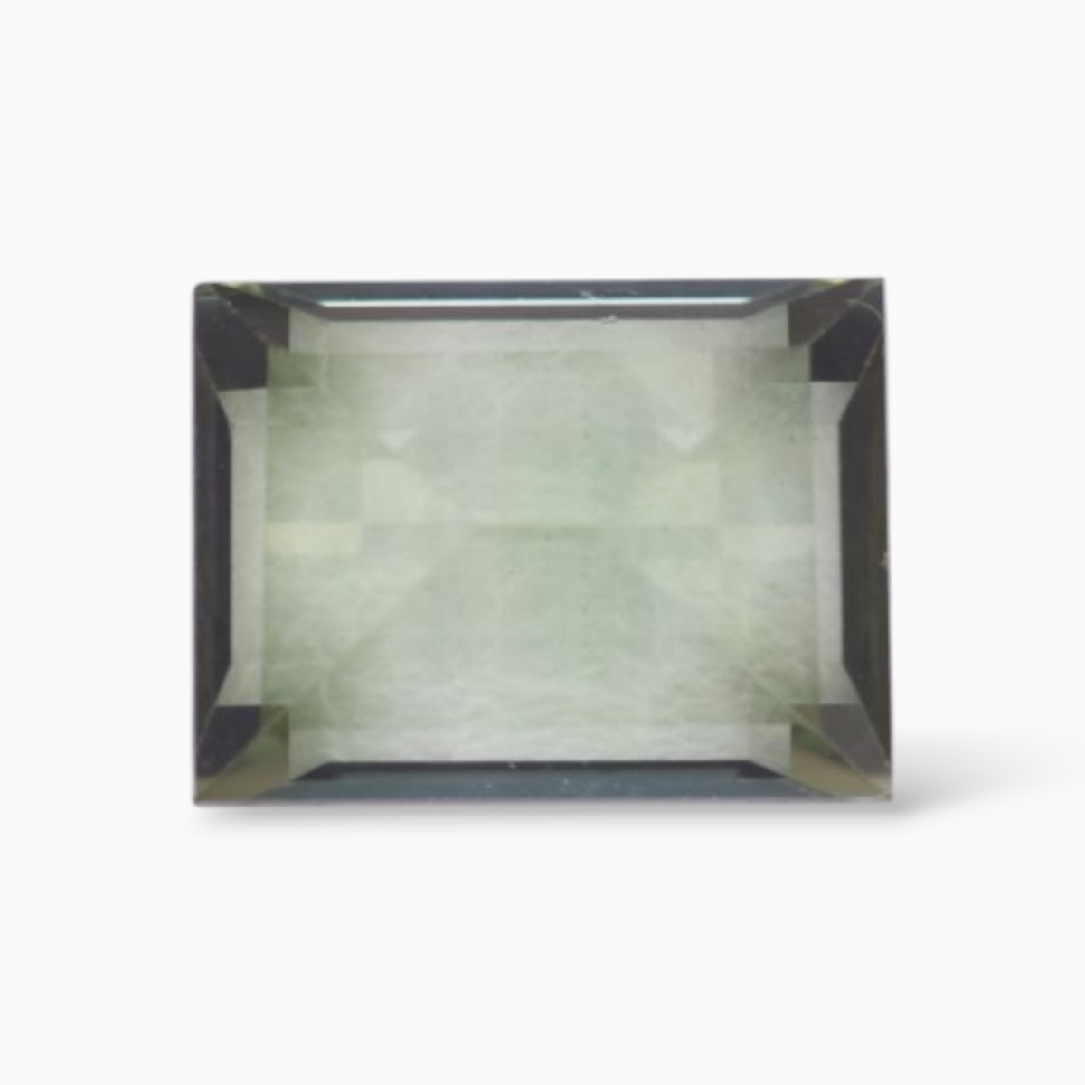 Natural Green Tourmaline Stone 1.90 Carats in Baguette Shape & Size 8x6mm