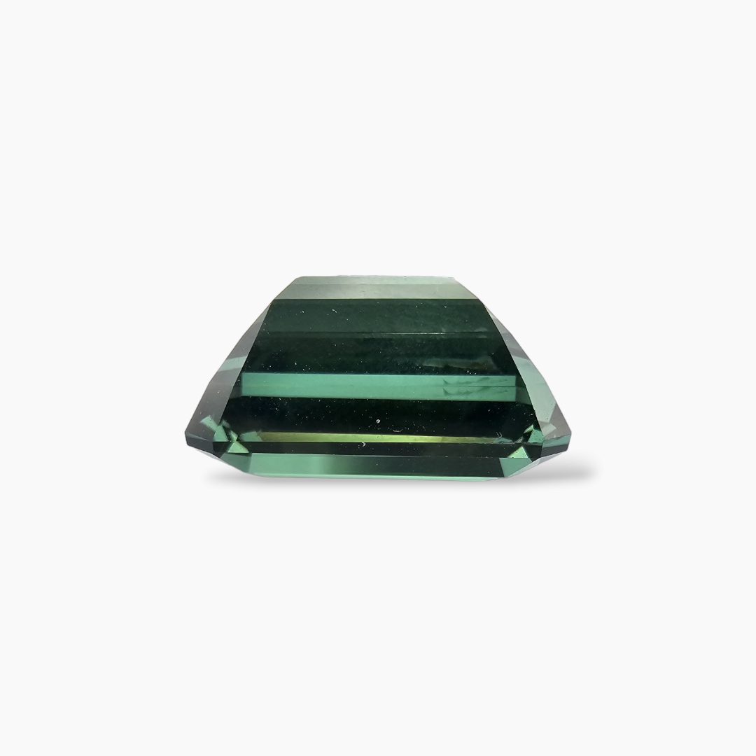 Natural Green Apatite Stone 11.76 Carats Emeraldcut Shape  ( 17x10 mm )