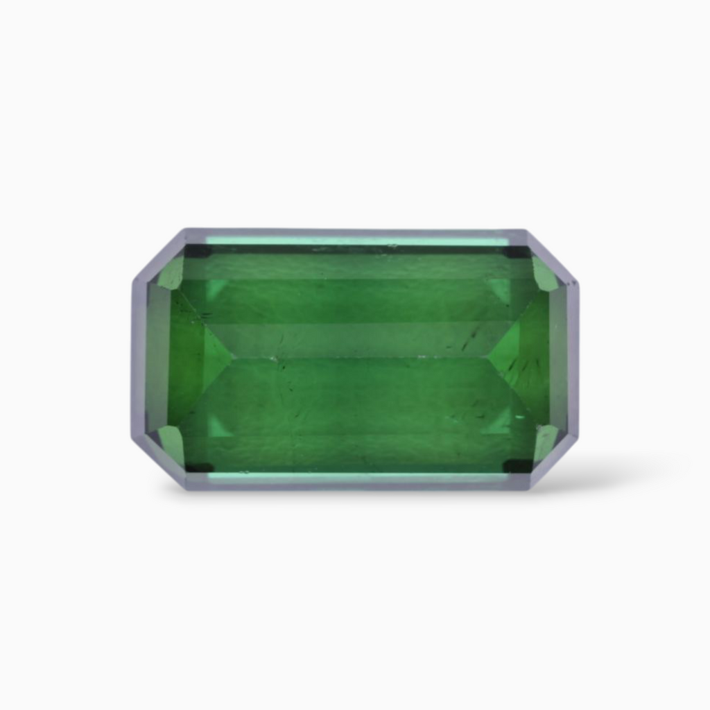 Natural Green Tourmaline Stone 12.35 Carats in Octagon Shape & Size 16.5x9.7mm