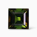 Natural Green Tourmaline Stone 2.20 Carats in Princess Cut Shape & Size 7.5x7.5mm
