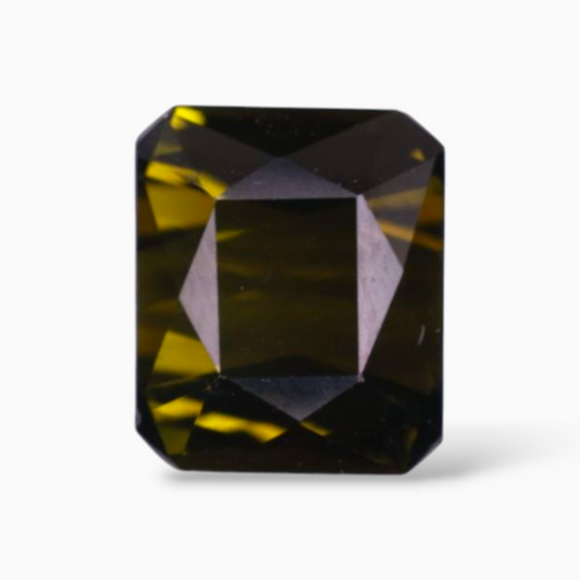 Natural Green Tourmaline Stone 3.07 Carats in Octagon Cut Shape & Size 8.9x7.5mm