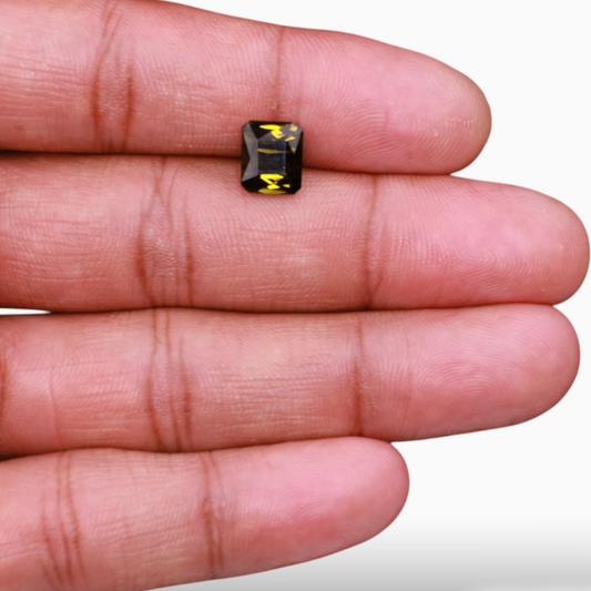 Natural Green Tourmaline Stone 3.07 Carats in Octagon Cut Shape & Size 8.9x7.5mm