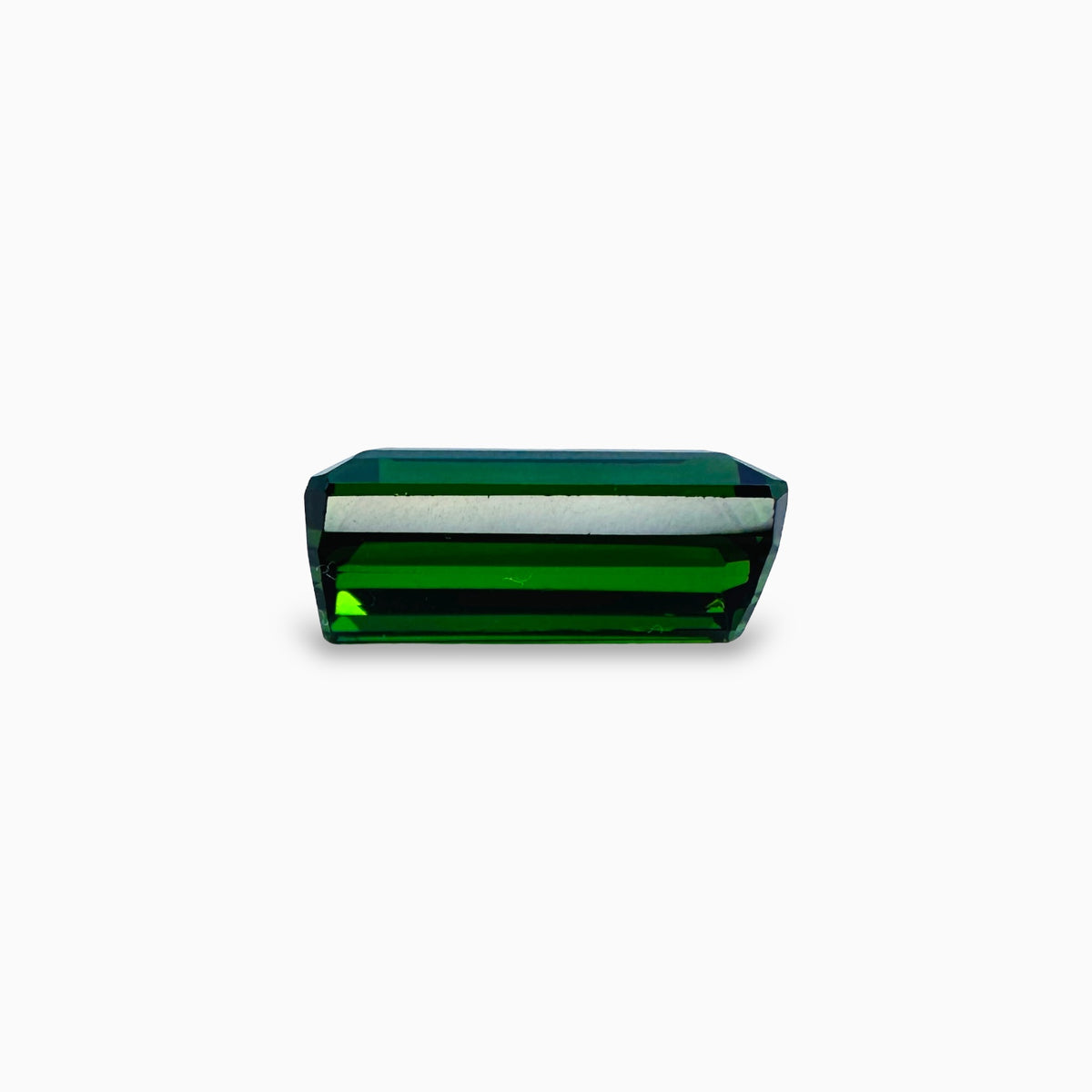 Natural Green Tourmaline Stone 7.36 Carats Emerald Cut (14.3x8.7 mm)