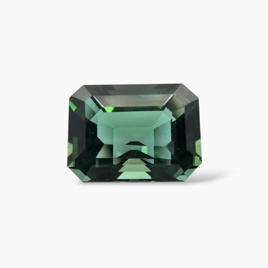Natural  Green Apatite Stone 7.7 Carats Emeraldcut Shape  ( 13x9 mm )