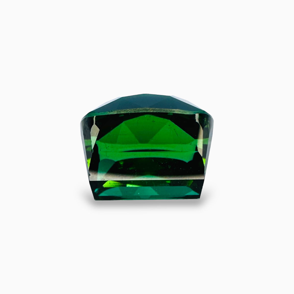 Natural Green Tourmaline Stone Cushion Cut 7.04 Carats 10.7x9.5 mm