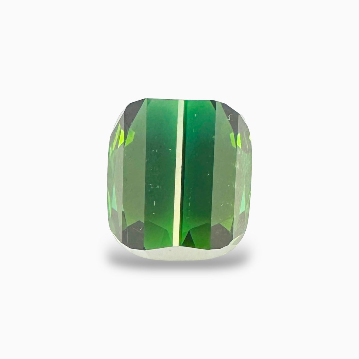 Natural Green Tourmaline Stone Cushion Cut 7.04 Carats 10.7x9.5 mm