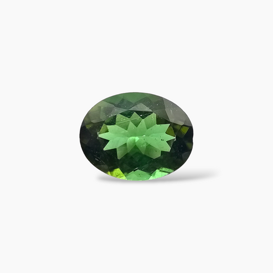Natural Green Tourmaline in Oval Shape with 1.93 Carats for Sale