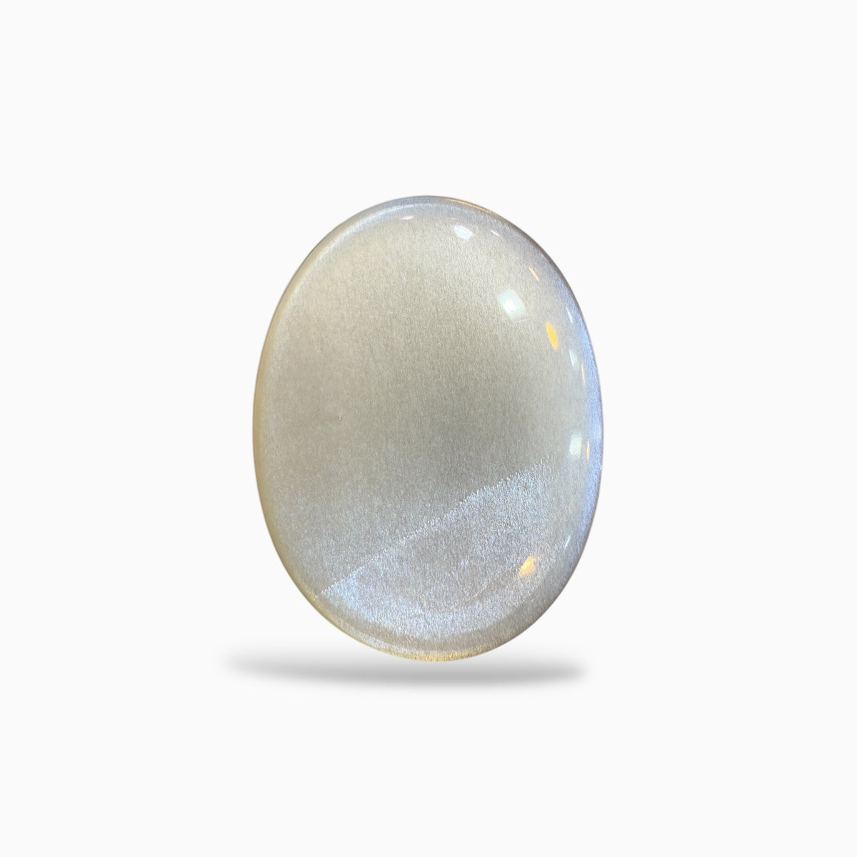 Natural Grey Moonstone Oval Cabochon 17.63 Carats From India