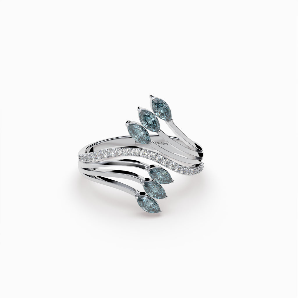 Natural Grey Spinel Rings - Sienna