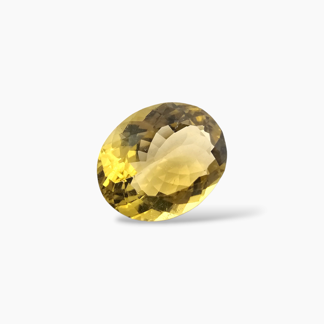 Natural Heliodor Stone 3.5 Carats Oval Shape ( 12X9.5 mm )