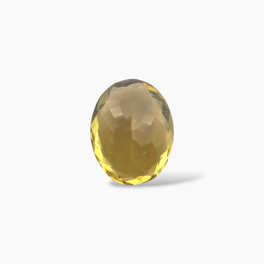Natural Heliodor Stone 3.5 Carats Oval Shape ( 12X9.5 mm )