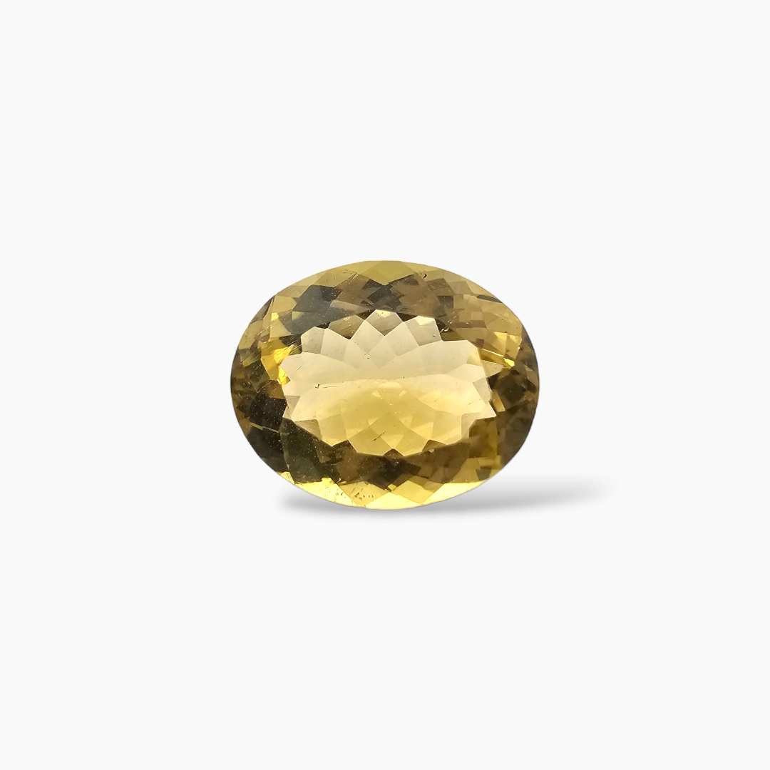 Natural Heliodor Stone 3.5 Carats Oval Shape ( 12X9.5 mm )