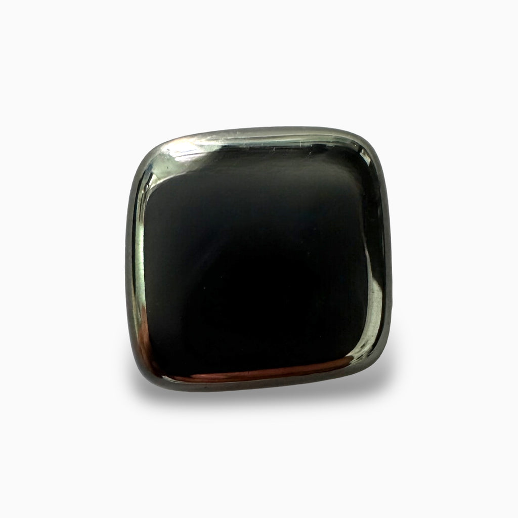 Natural Hematite Stone for Healing in Cushion Shape 10.55 Carats (Gunmetal)