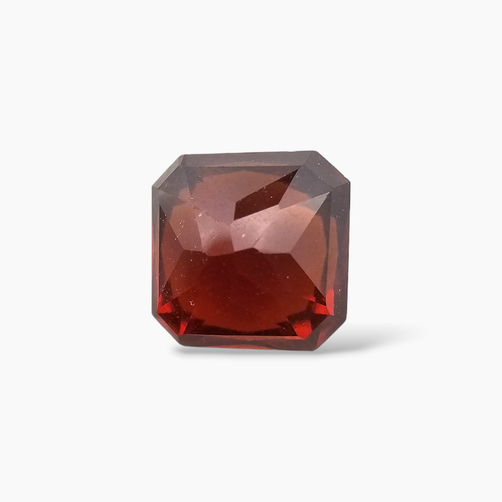 Natural Hessonite Garnet  Stone 5 Carats Asscher Shape  ( 9 mm )